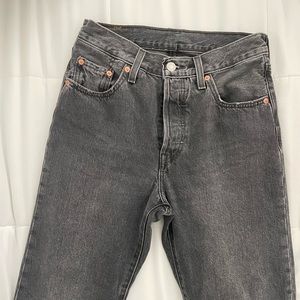 Levi 501 Black Jeans Size W25 L30